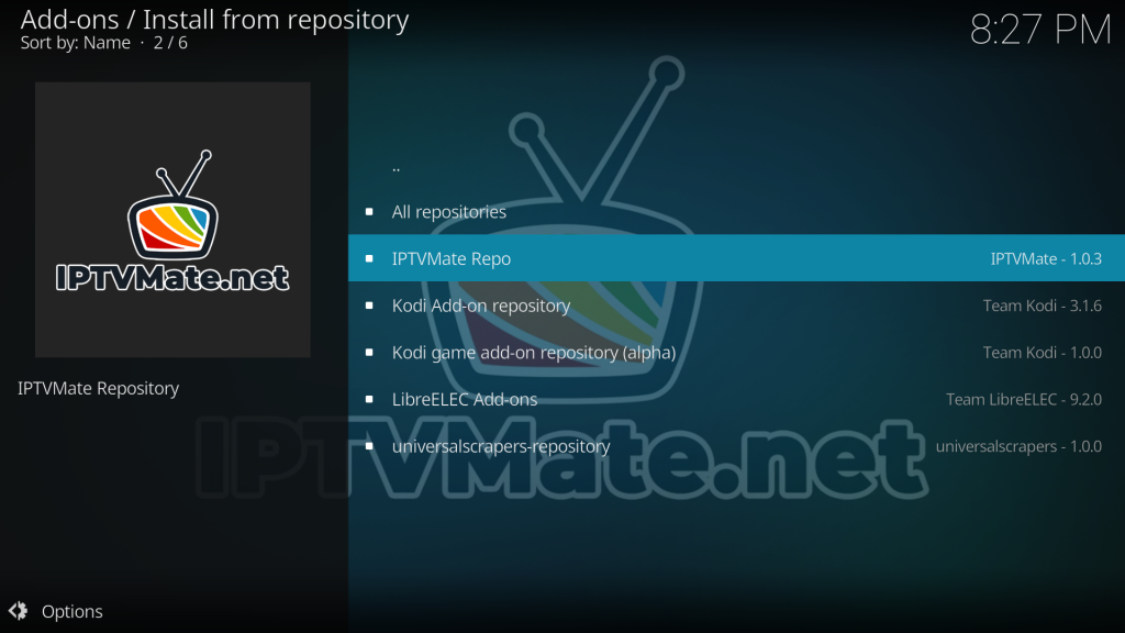 IPTVMate Kodi Repository