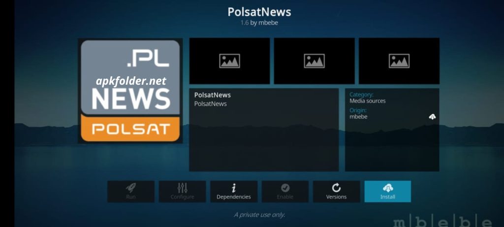 Polsat News Kodi Addon 