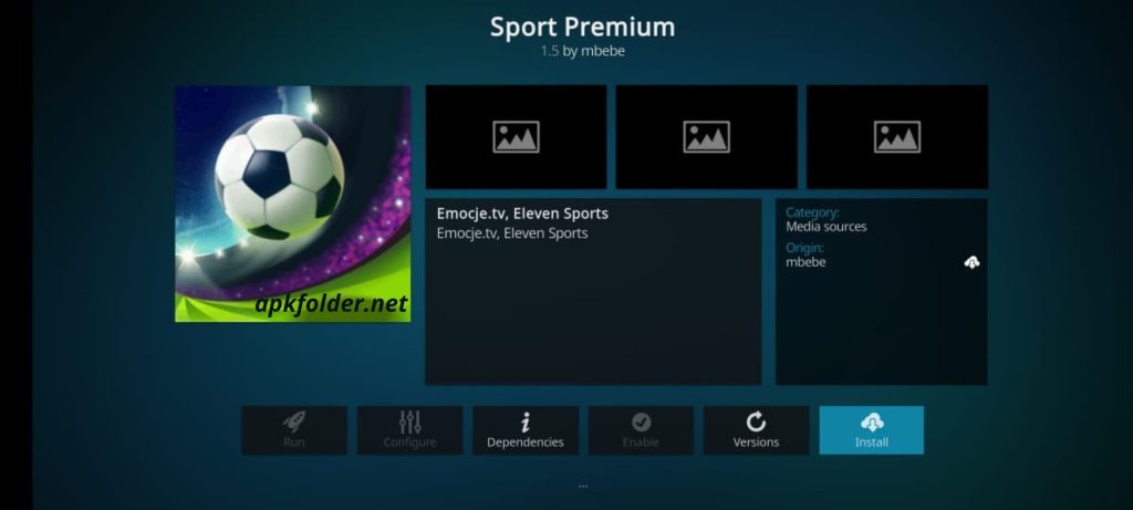 Sports Premium Kodi Addon