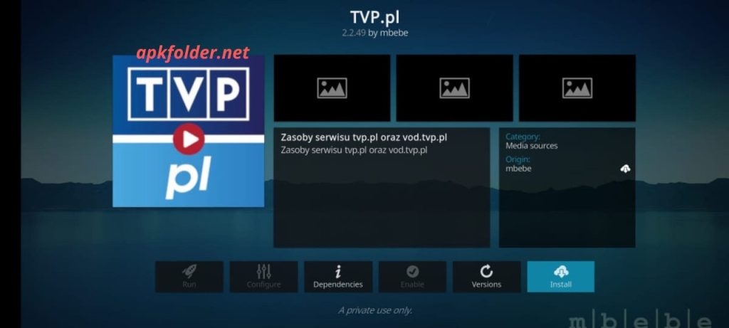 TVP.pl Kodi Addon